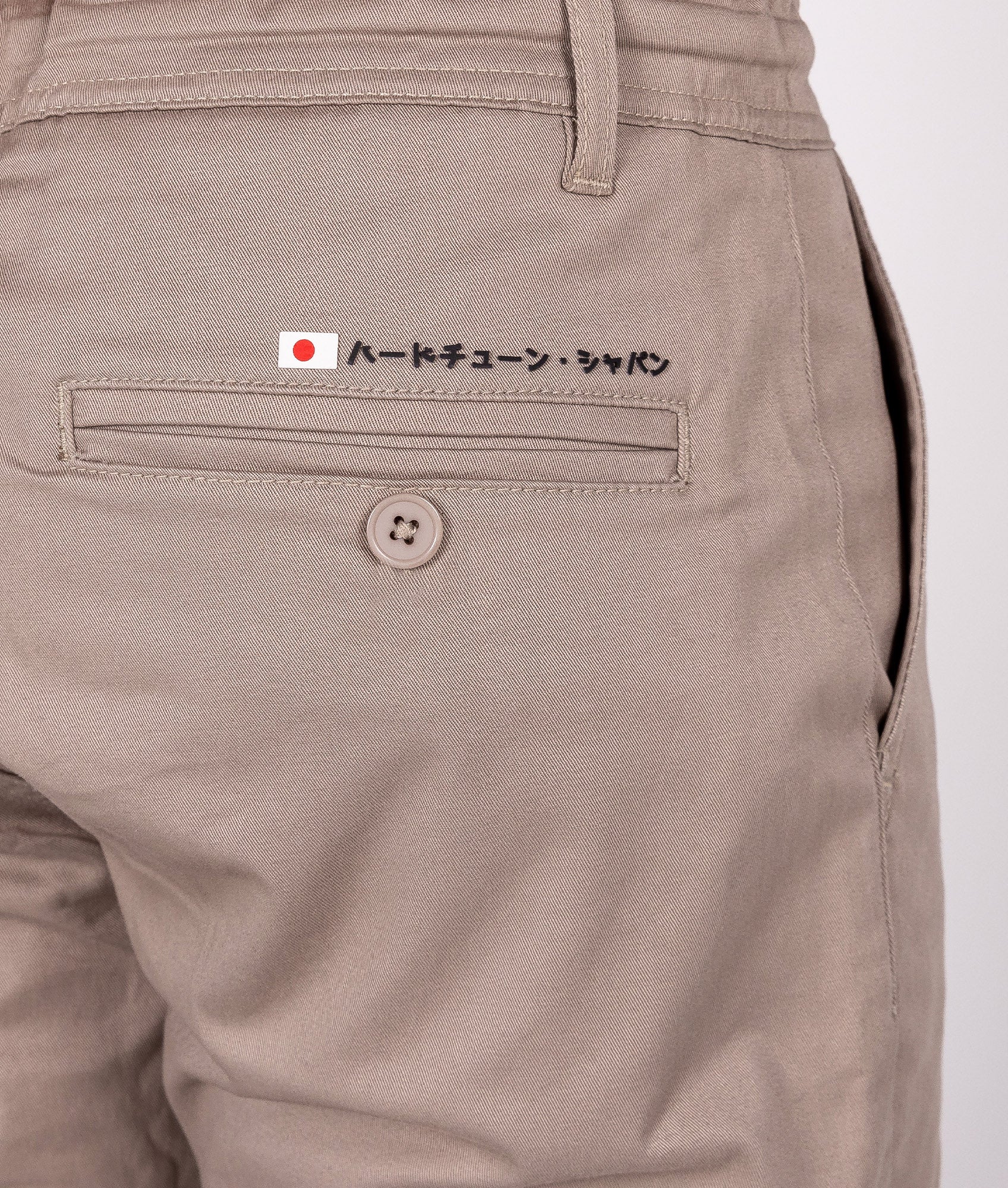 HardTuned Grid Cuffed Chinos - Tan - Image 5