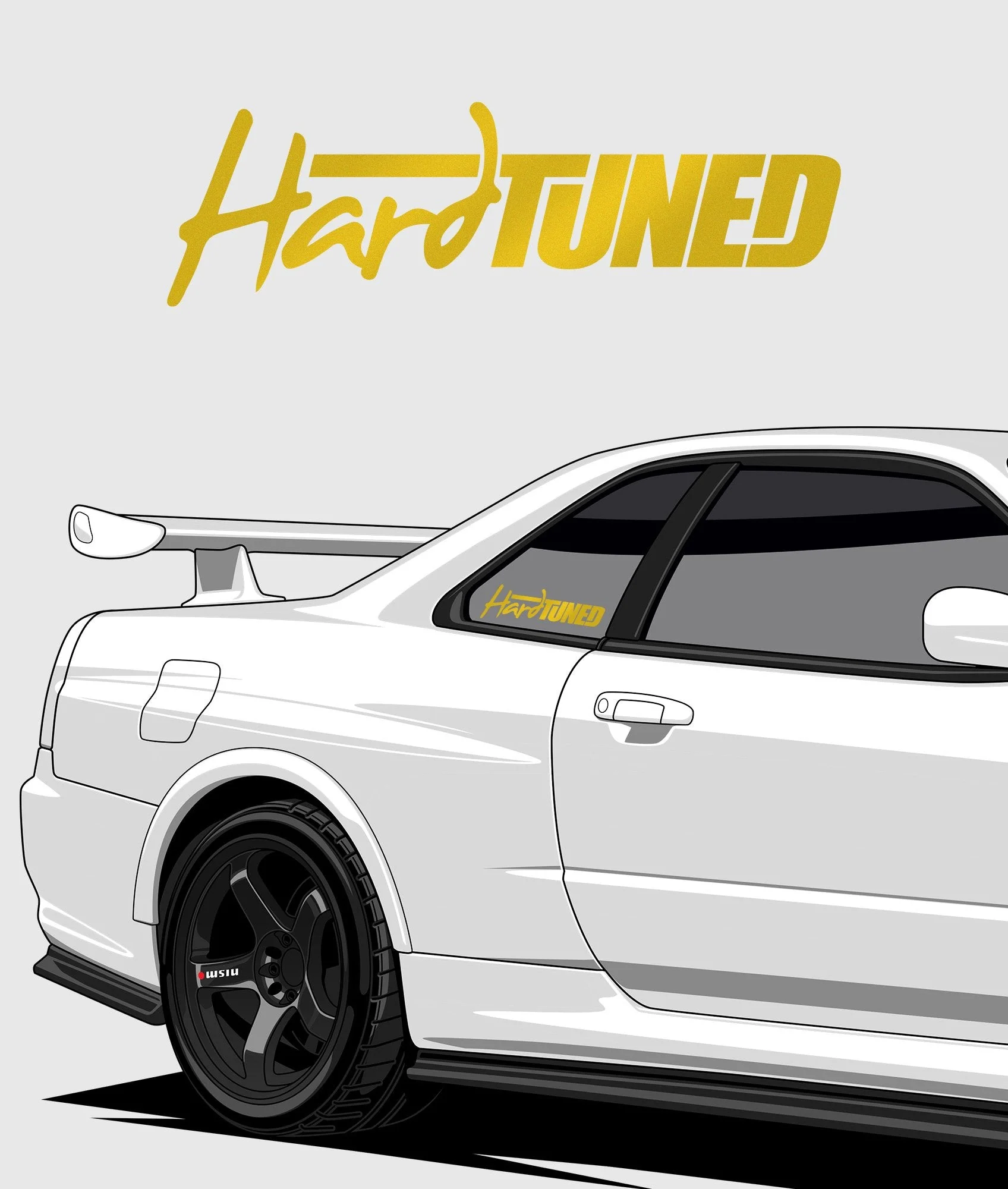 Hardtuned Classic Vinyl Sticker - Image 3