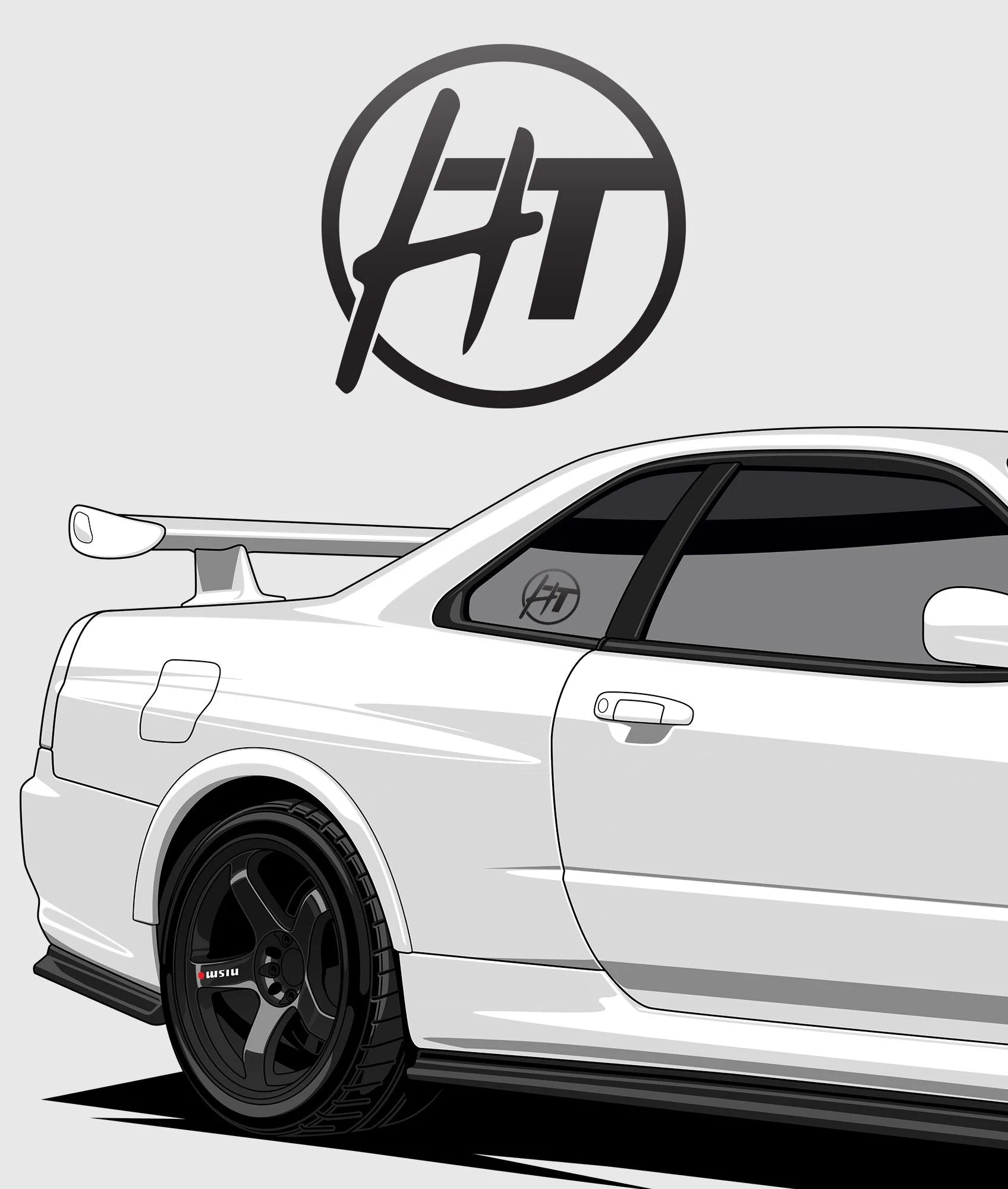 Hardtuned Dot Vinyl Sticker - Image 8