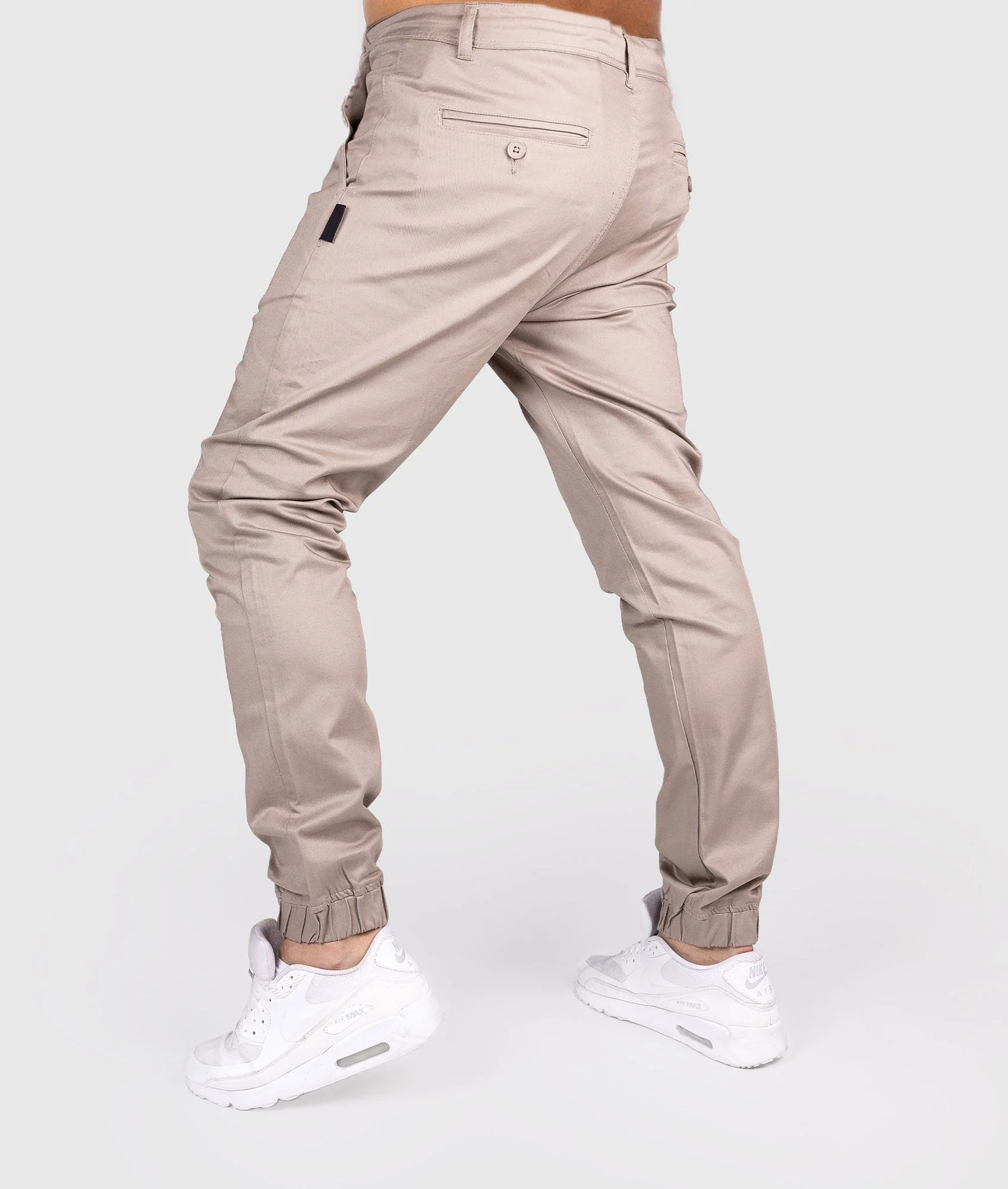 HardTuned Grid Cuffed Chinos - Tan - Image 6