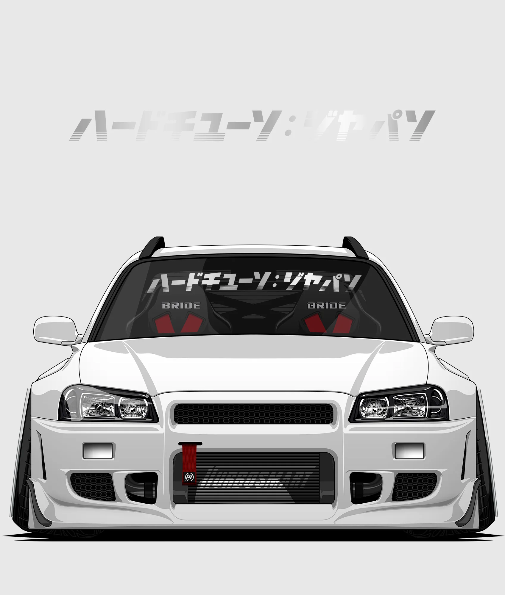Hardtuned Kanji Window Banner - Stripes - Image 38