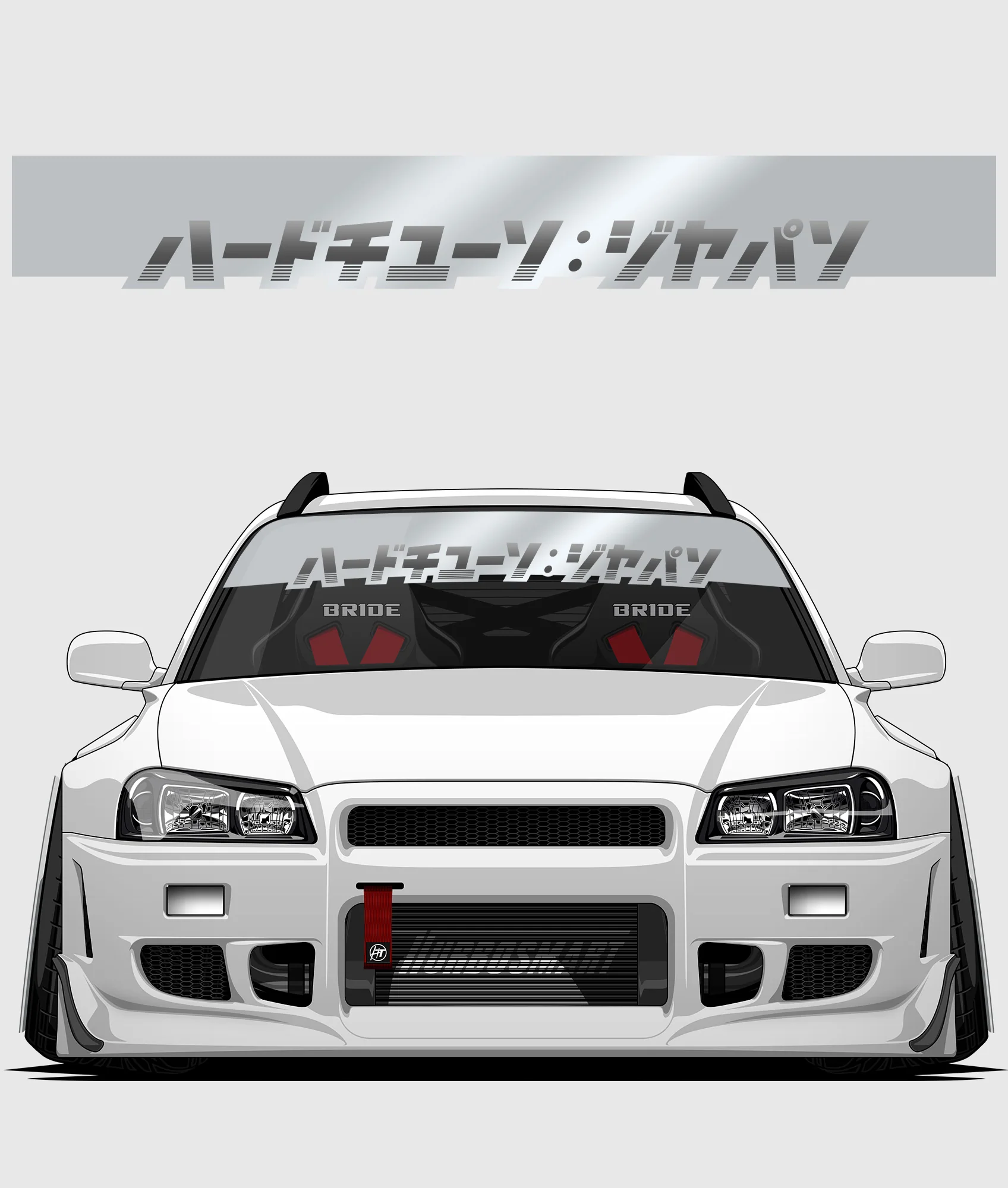 Hardtuned Kanji Window Banner - Stripes - Image 8