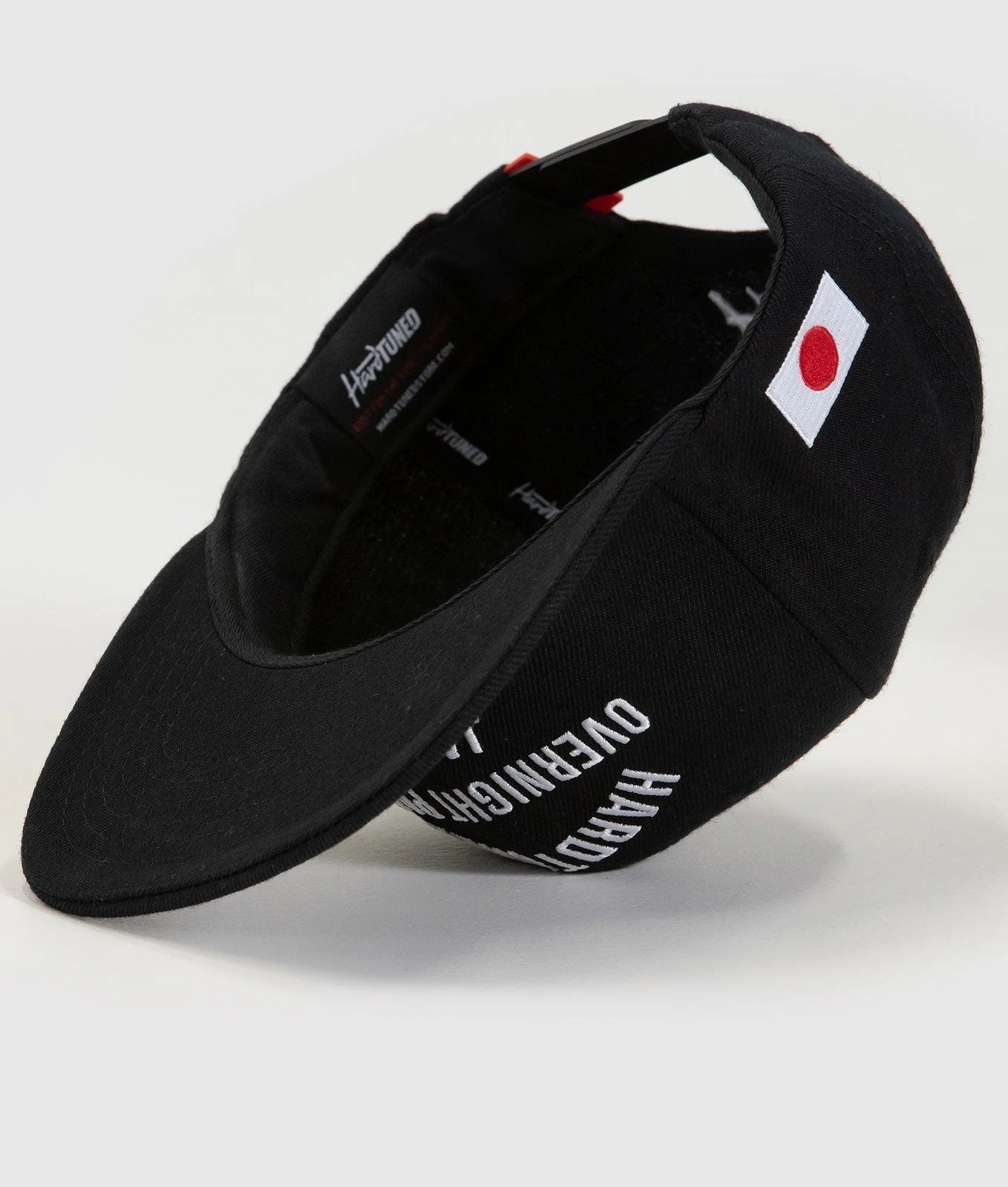 Hardtuned Overnight Parts Black Flat Brim Cap - Image 3