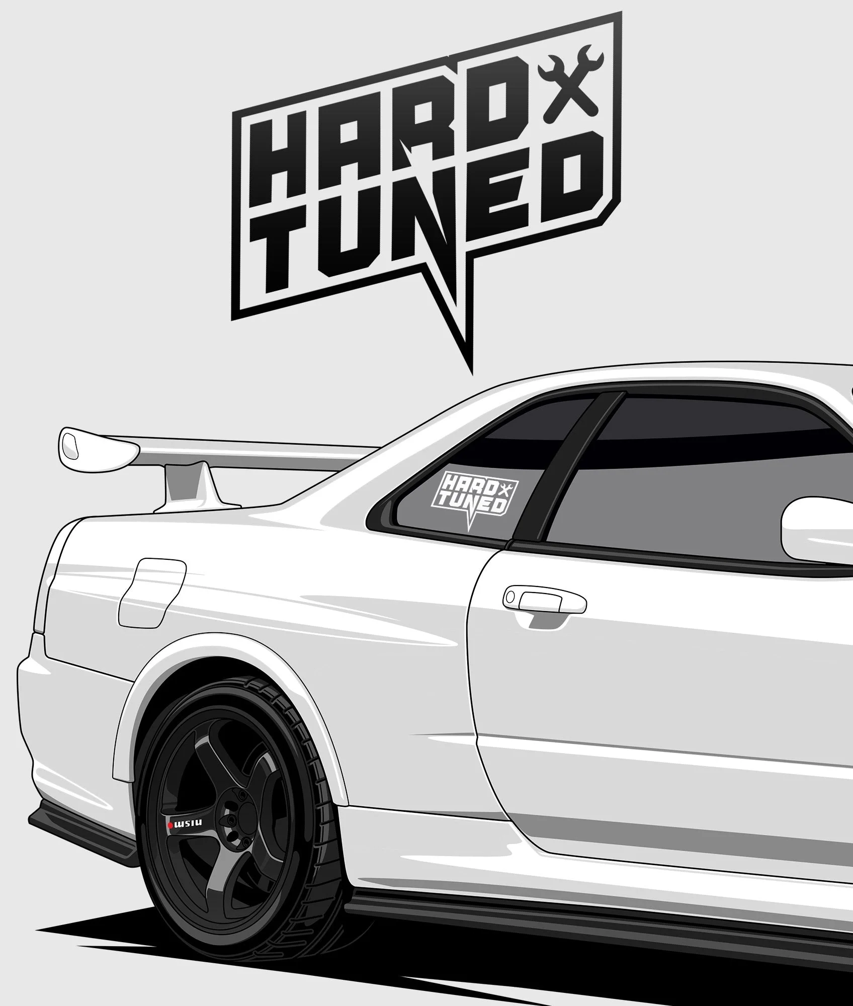 HardTuned Pitstop Vinyl Sticker