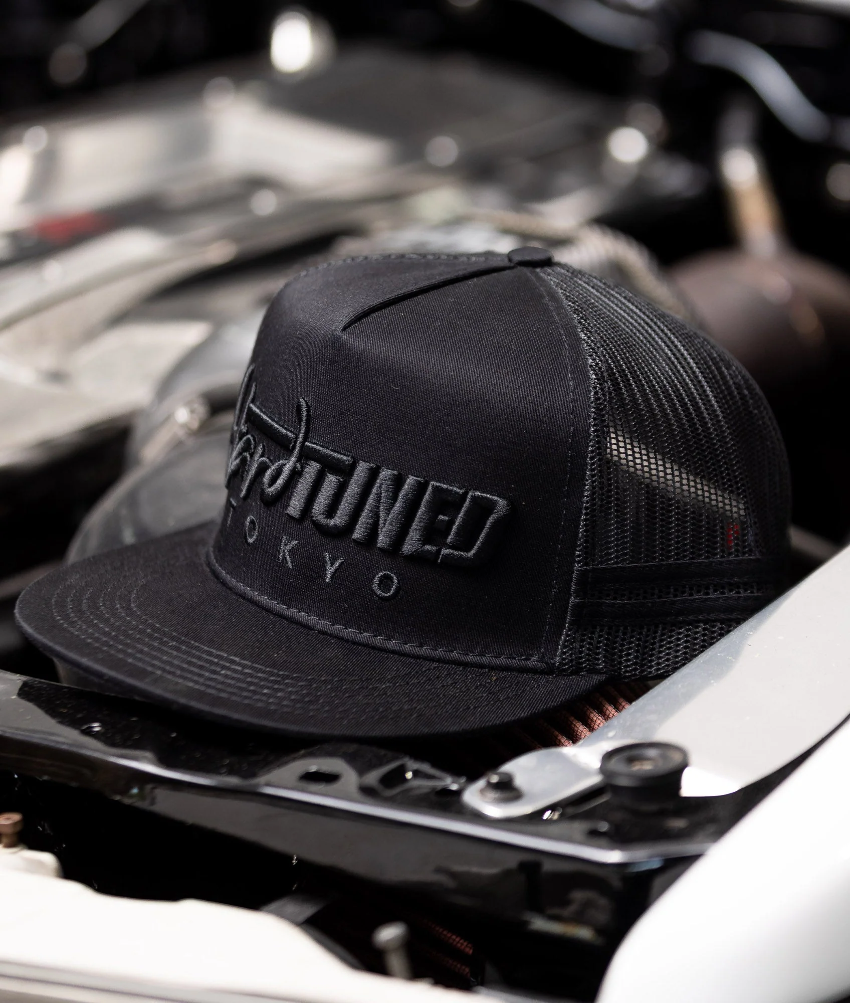 Hardtuned Tokyo Midnight Stripes - Trucker Cap - Image 2