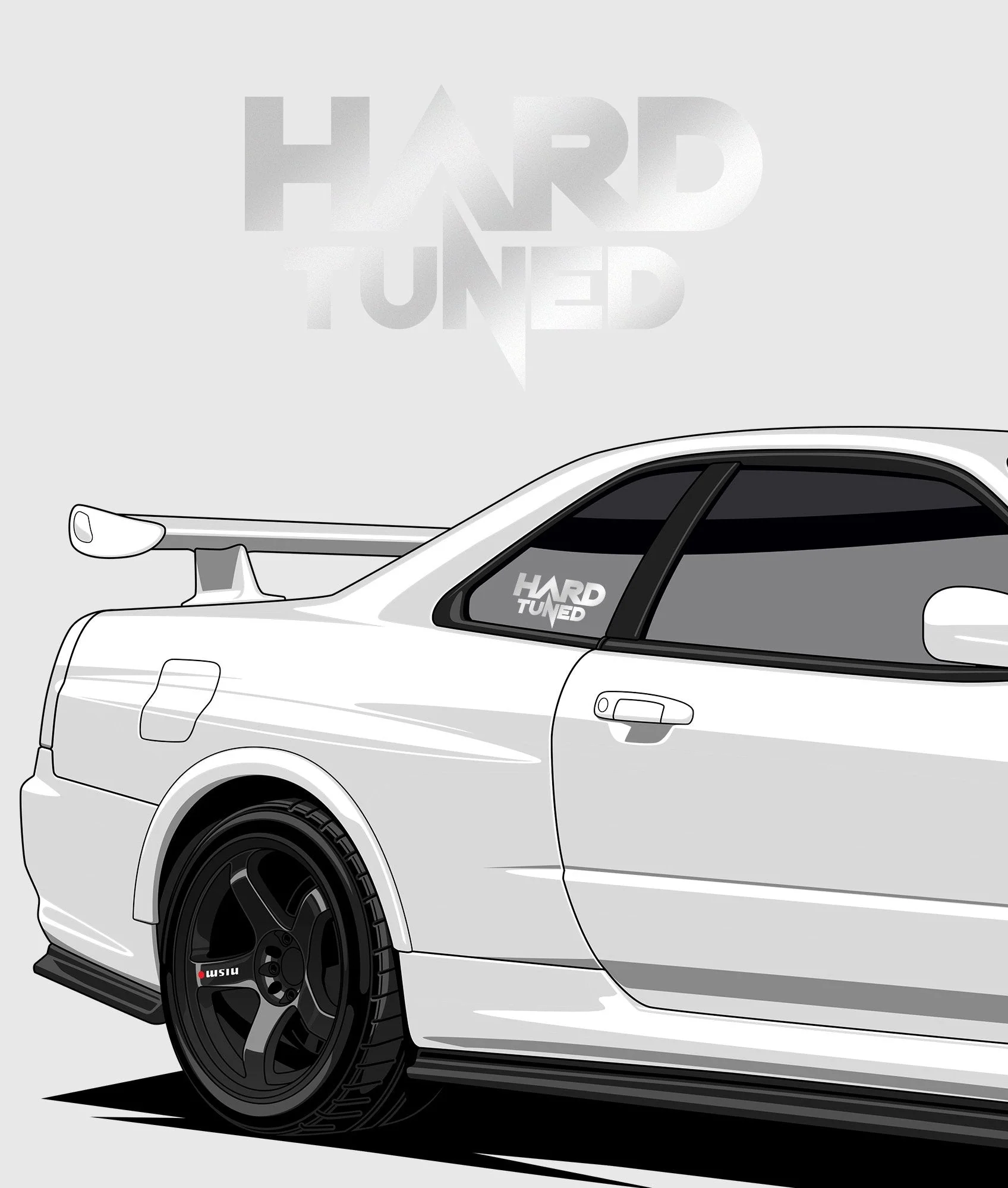 Hardtuned Voltage Vinyl Sticker - Image 5