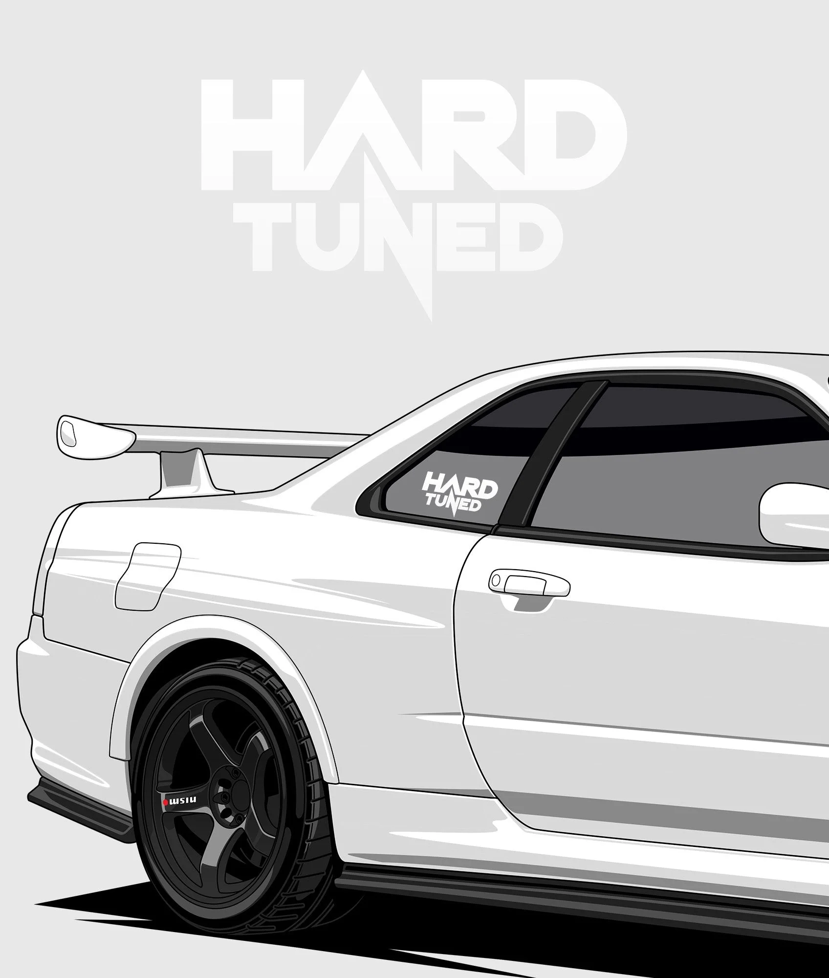 Hardtuned Voltage Vinyl Sticker - Image 6