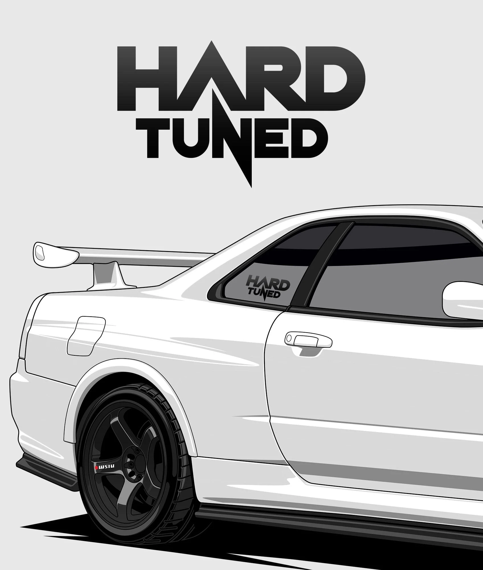 Hardtuned Voltage Vinyl Sticker - Image 8