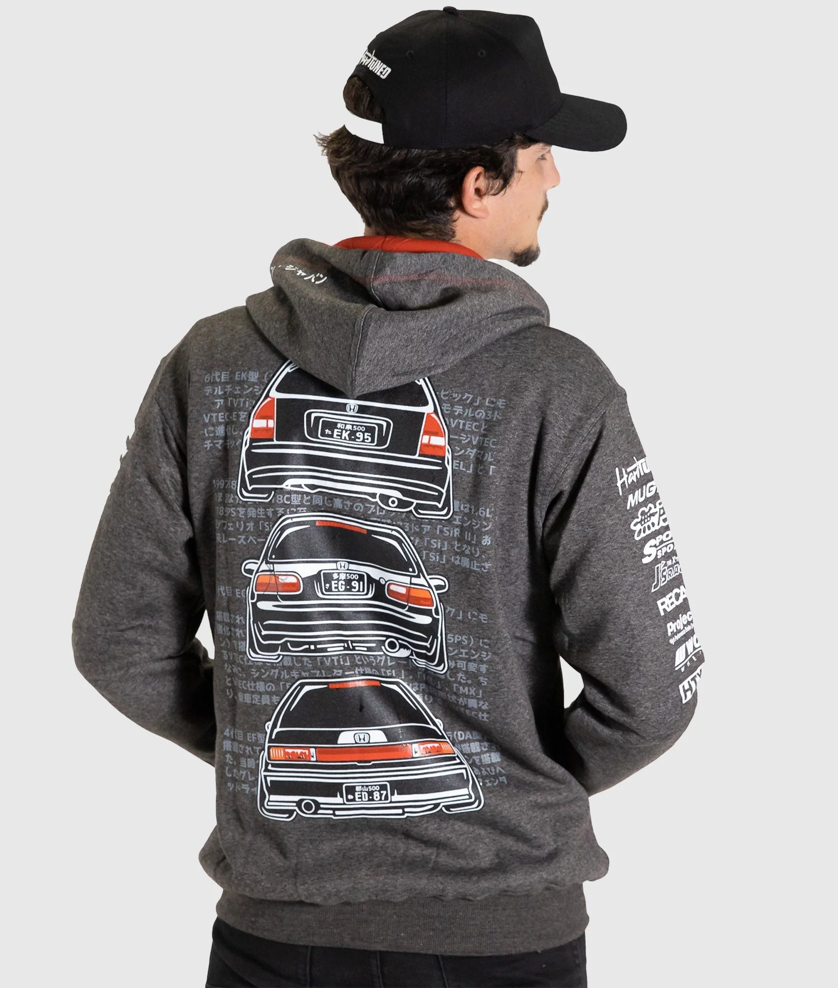 Honda Civic EK, EG, ED Hoodie - Image 4
