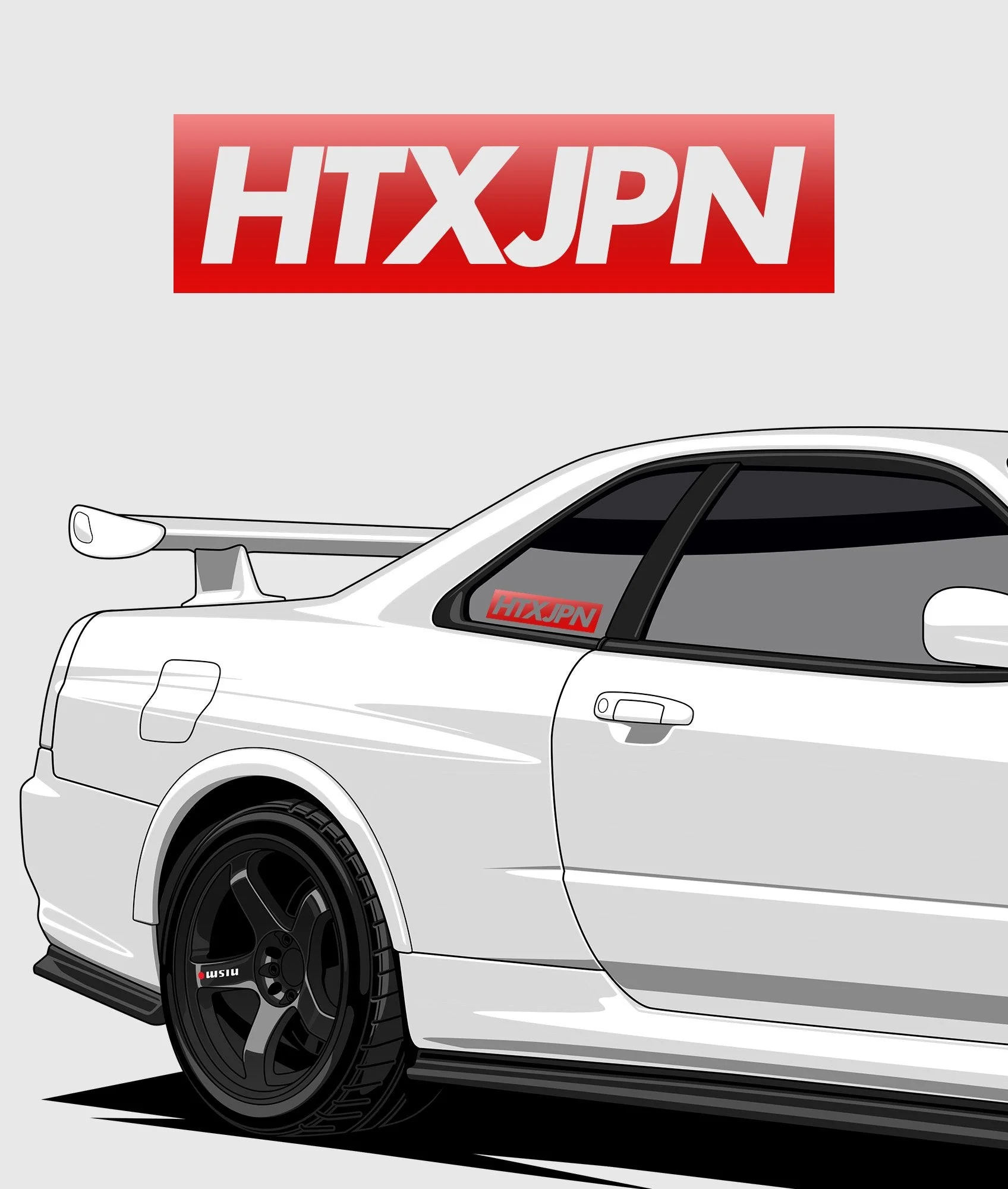 HTXJPN Classic Vinyl Sticker - Image 4