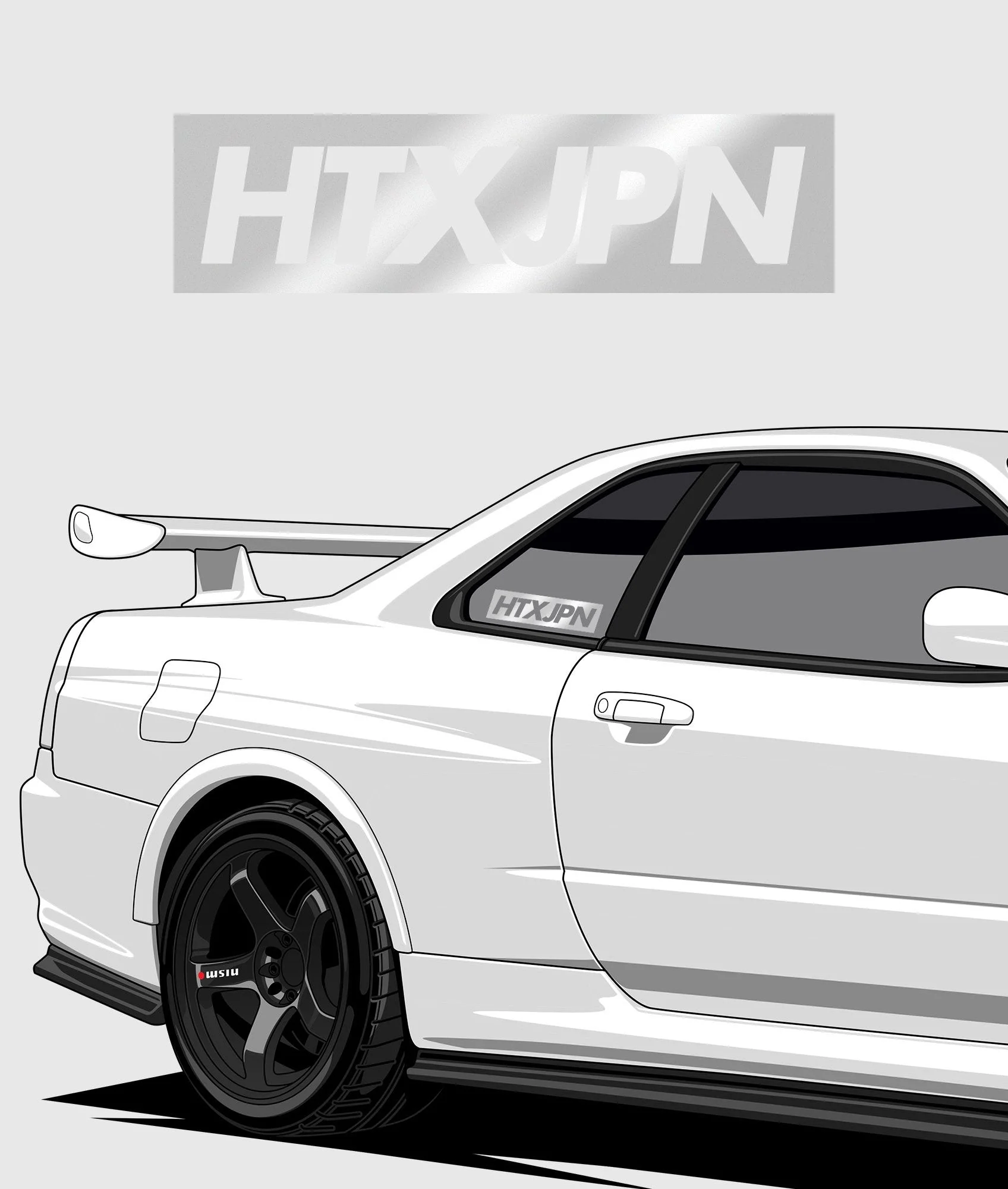 HTXJPN Classic Vinyl Sticker - Image 6