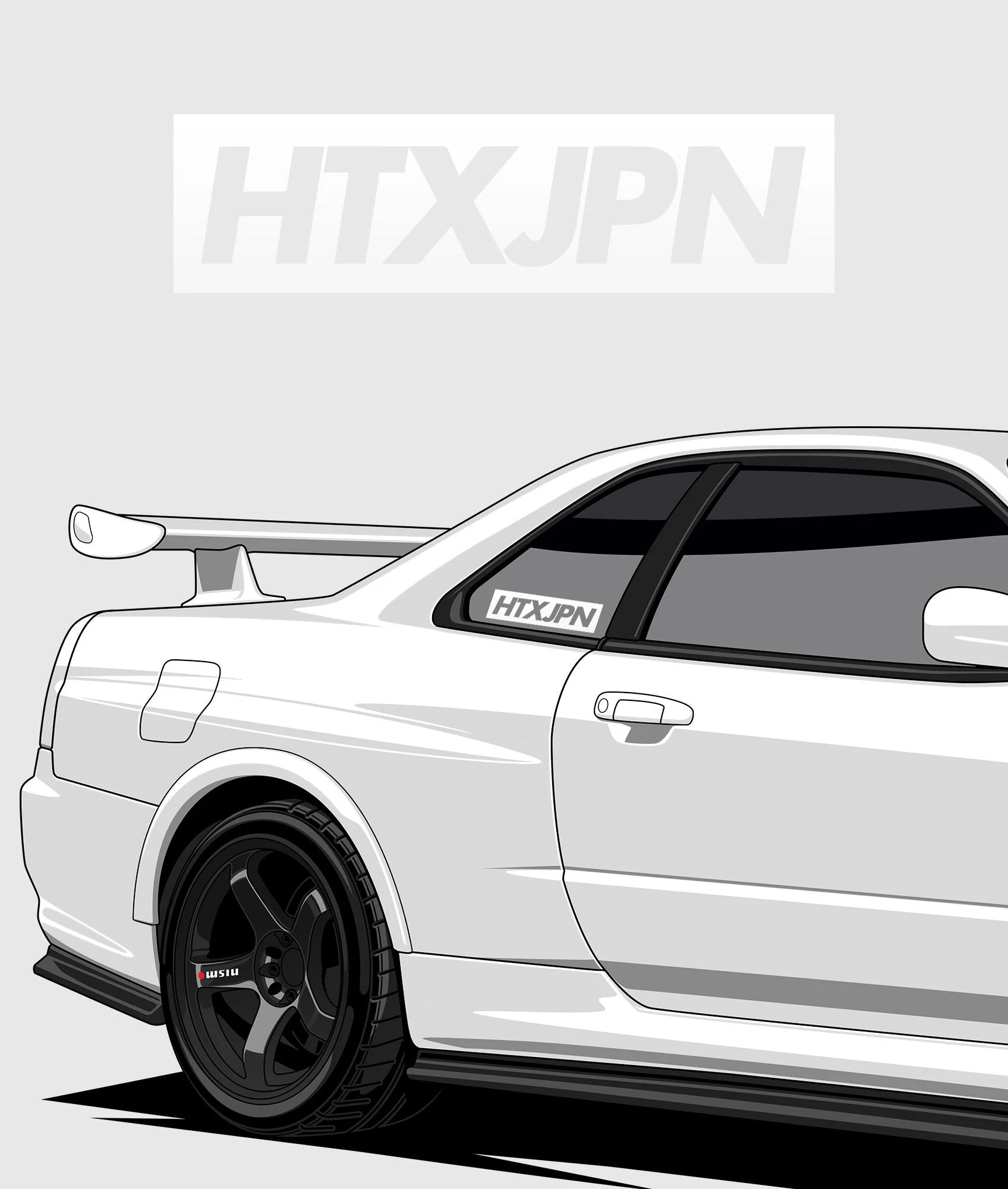 HTXJPN Classic Vinyl Sticker - Image 7