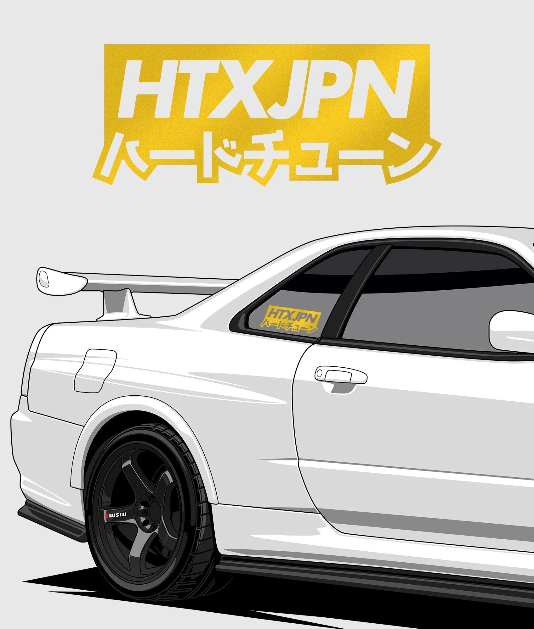 HTXJPN Kanji Vinyl Sticker - Image 3