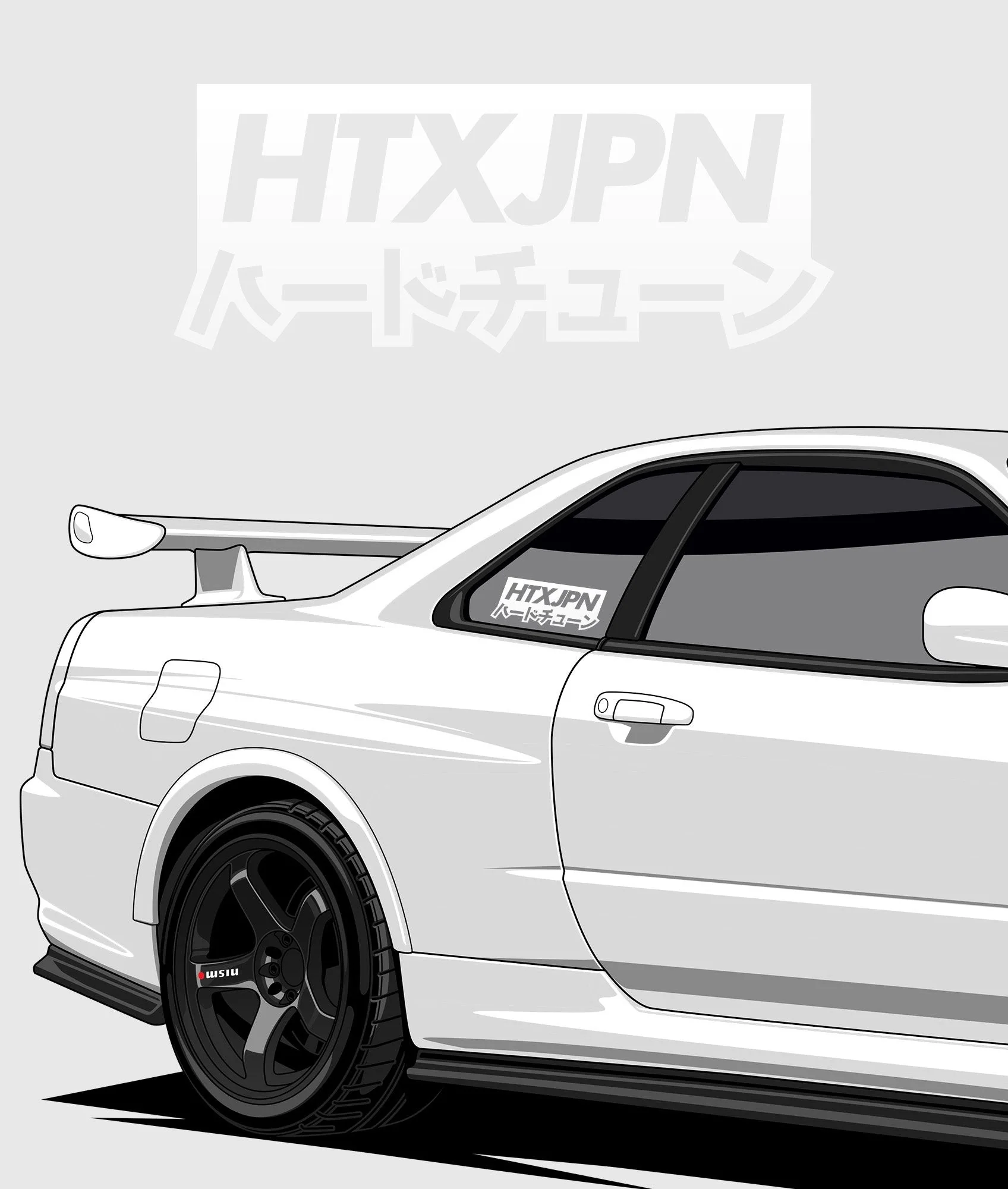 HTXJPN Kanji Vinyl Sticker - Image 6