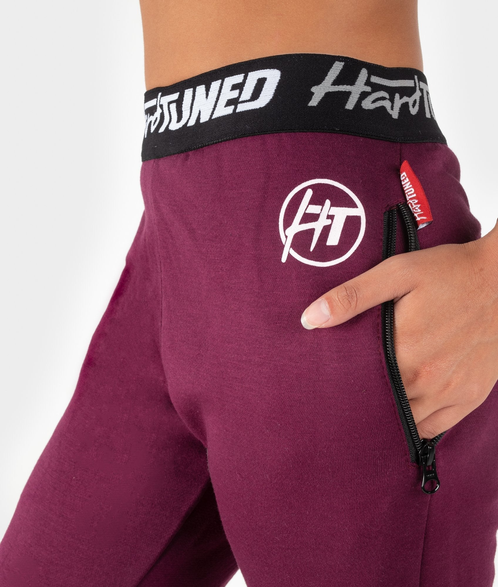 Ladies Power Over Trackies - Plum - Image 9