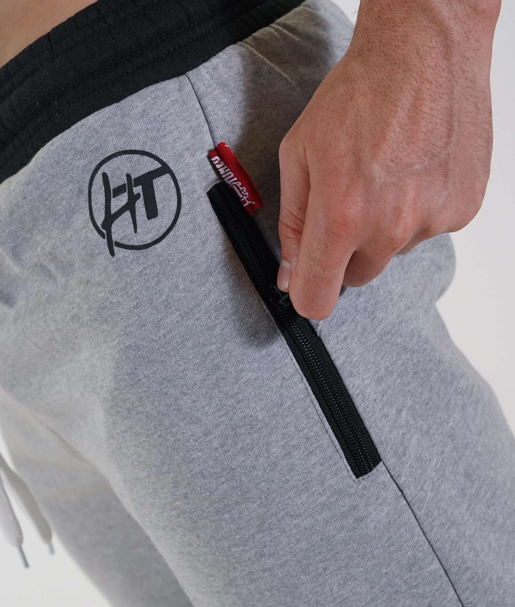 Mens Power Over Track Pants - Gray - Image 6