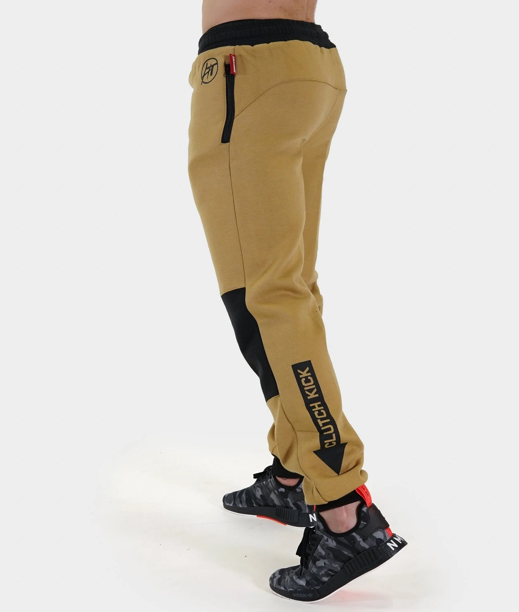 Mens Power Over Track Pants - Tan - Image 3