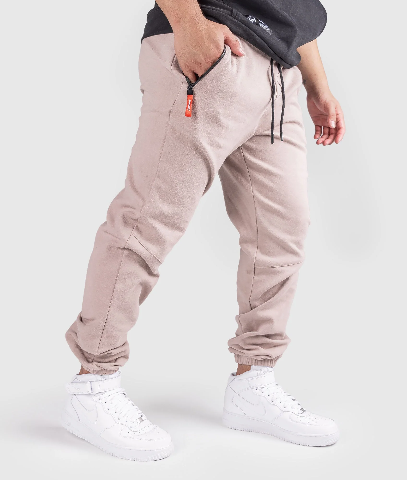 Katakana P1 Fleece Track Pants - Latte - Image 4