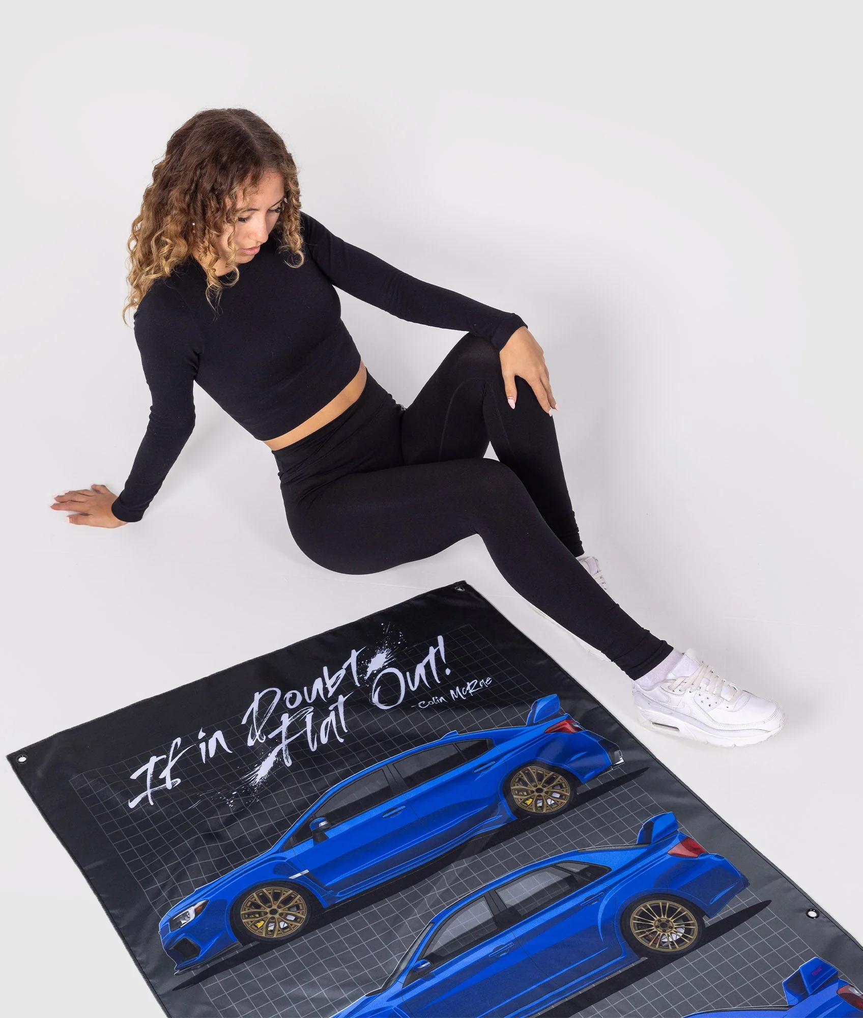 Subaru WRX Generations Garage Flag - Image 4