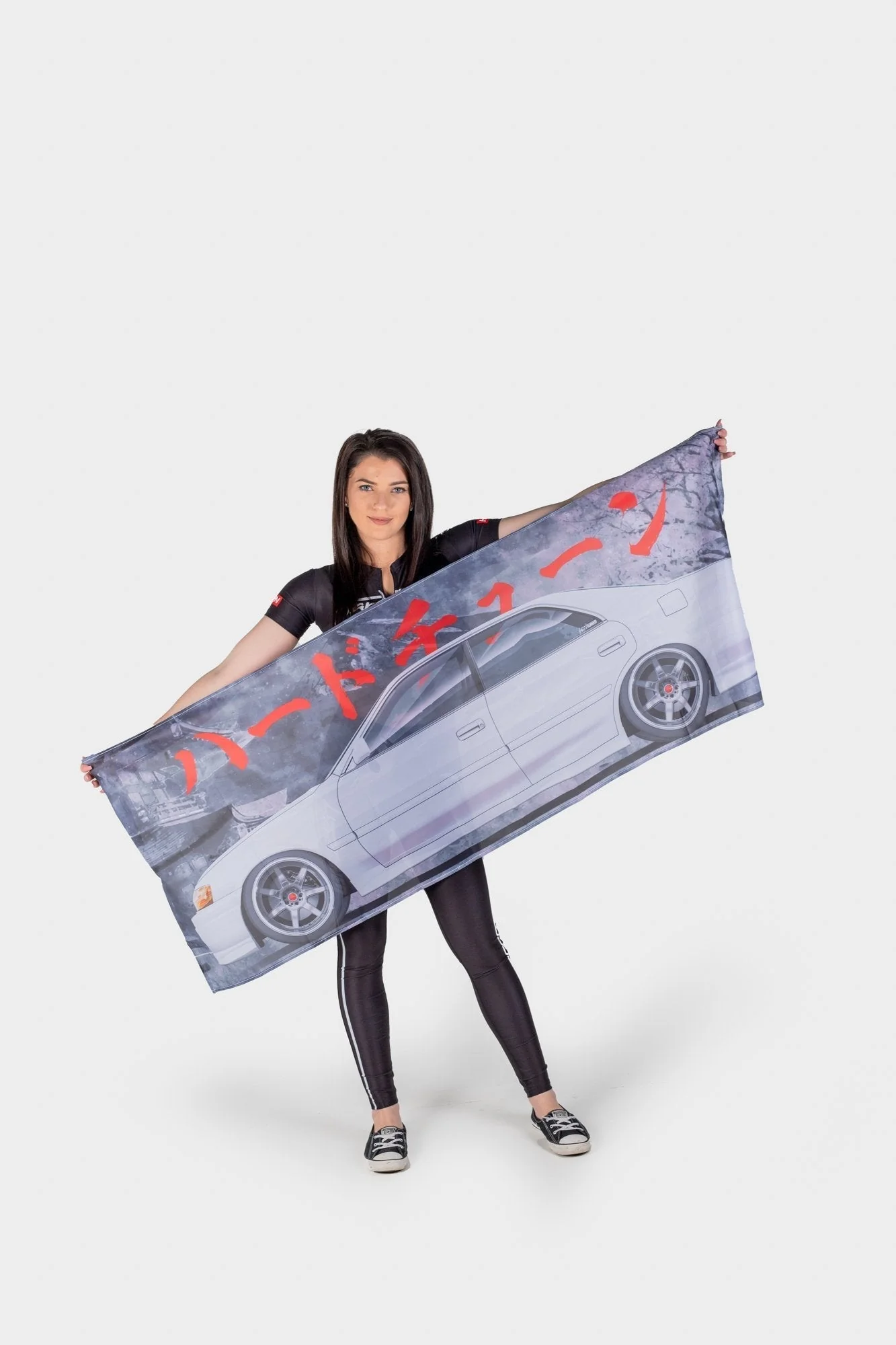 Toyota JZX100 Chaser Garage Flag - Image 4
