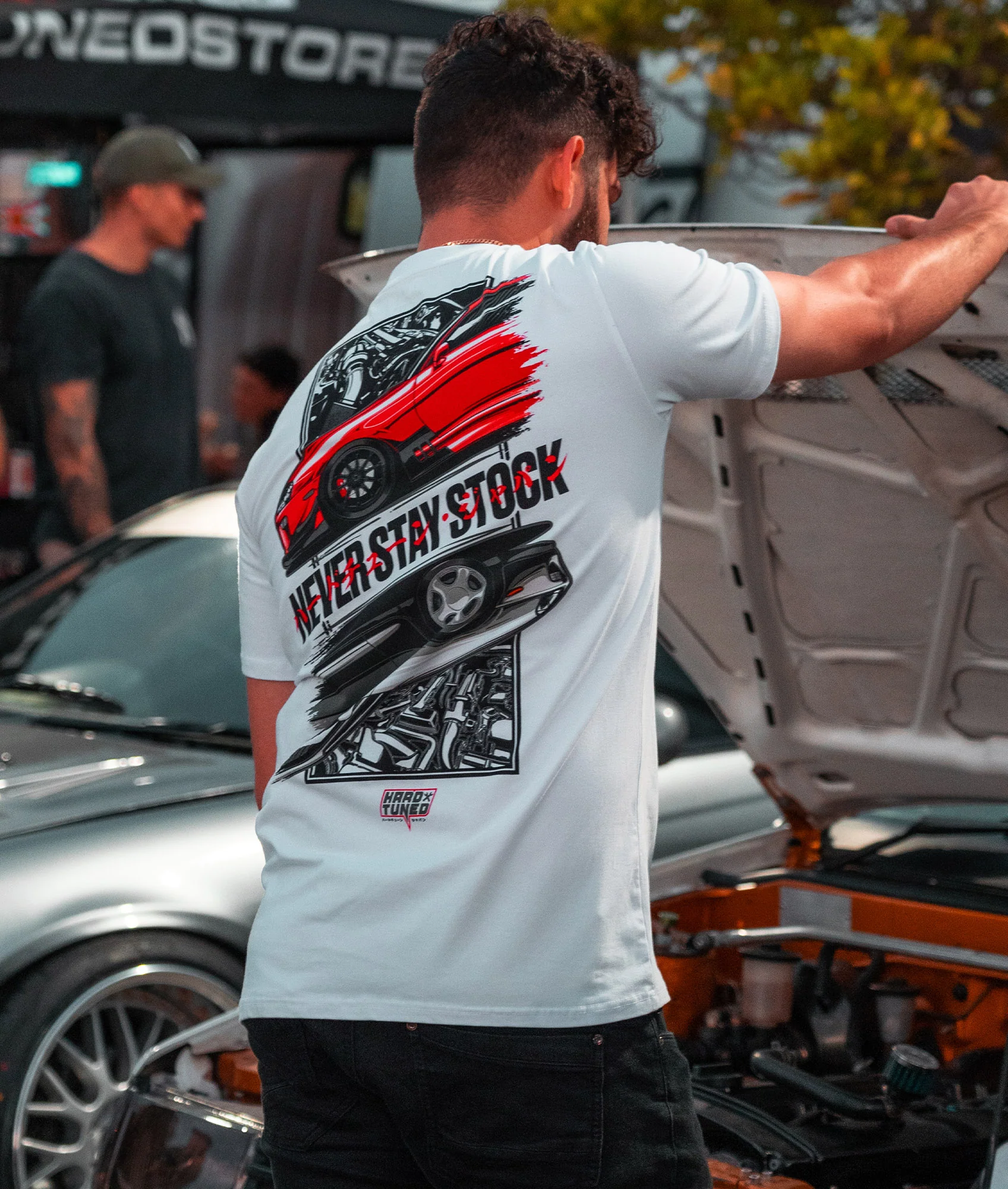 Toyota Supra Never Stay Stock Womens Tee - Image 8