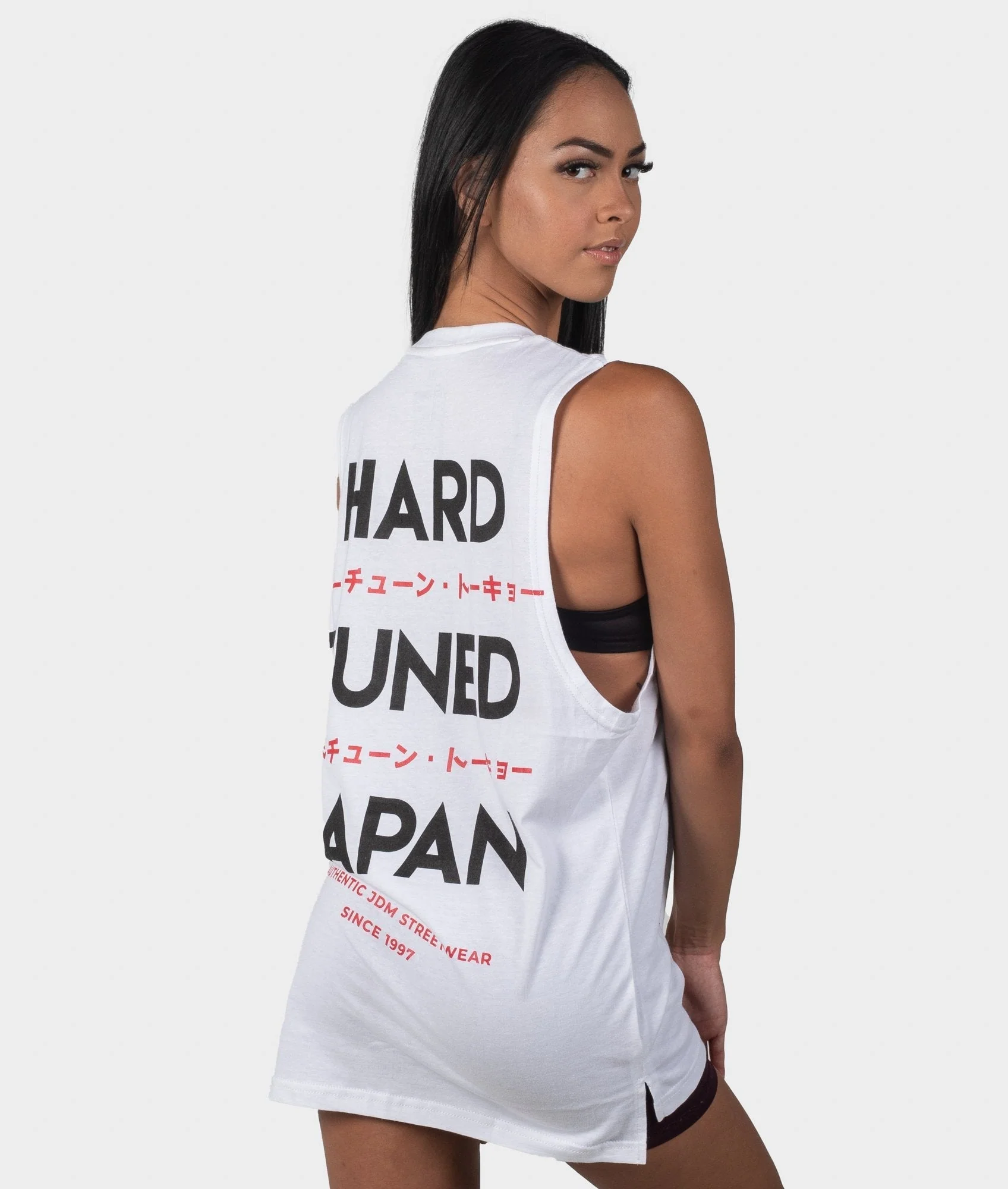Womens HTxJPN Crossing Tank - White - Image 6