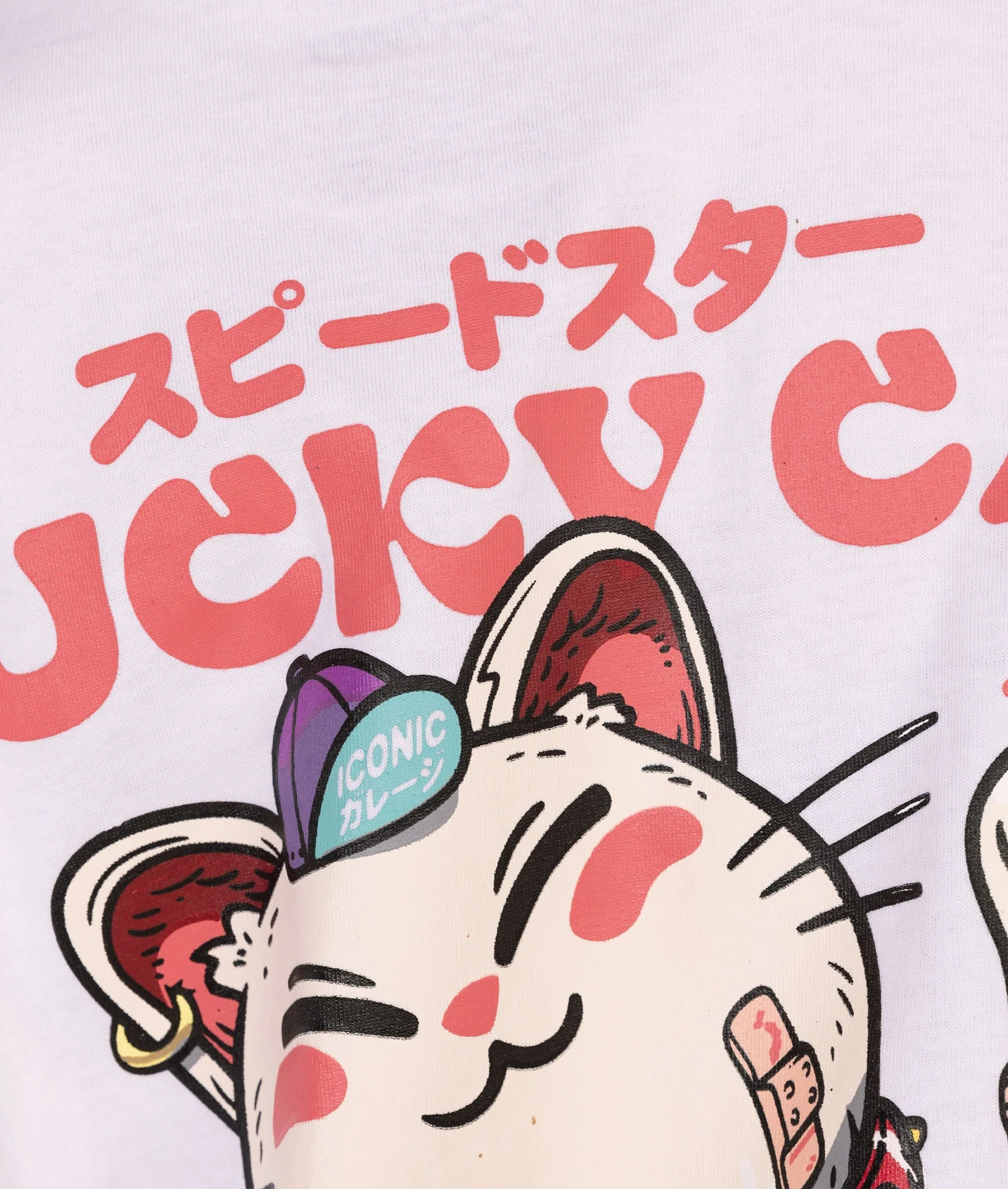 Womens Lucky Cat Longsleeve Tee - Image 7