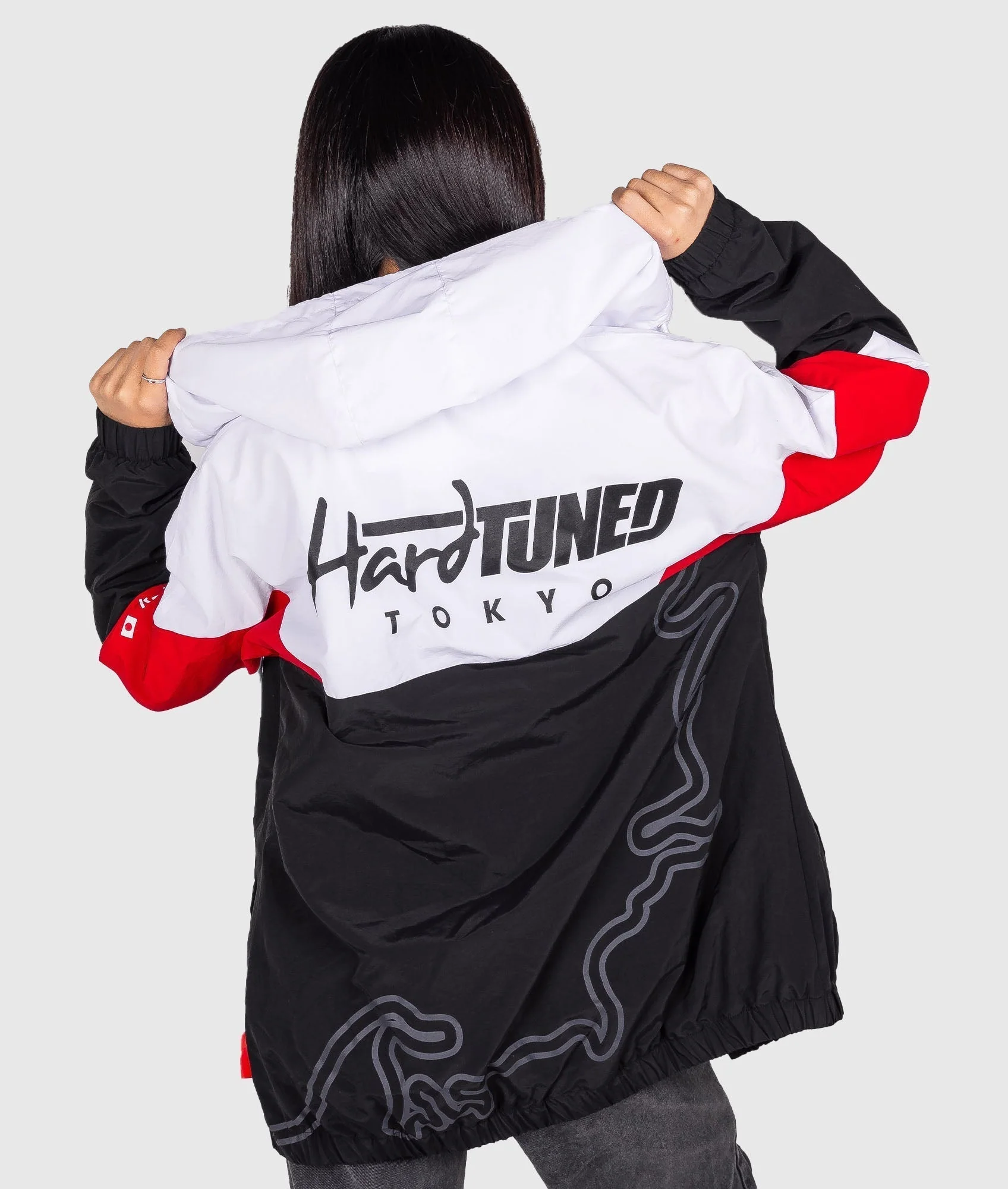Womens Tokyo Retro Windbreaker - Image 4