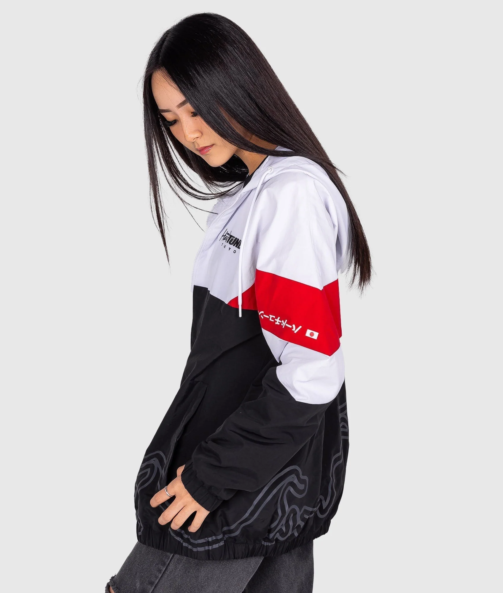 Womens Tokyo Retro Windbreaker - Image 5
