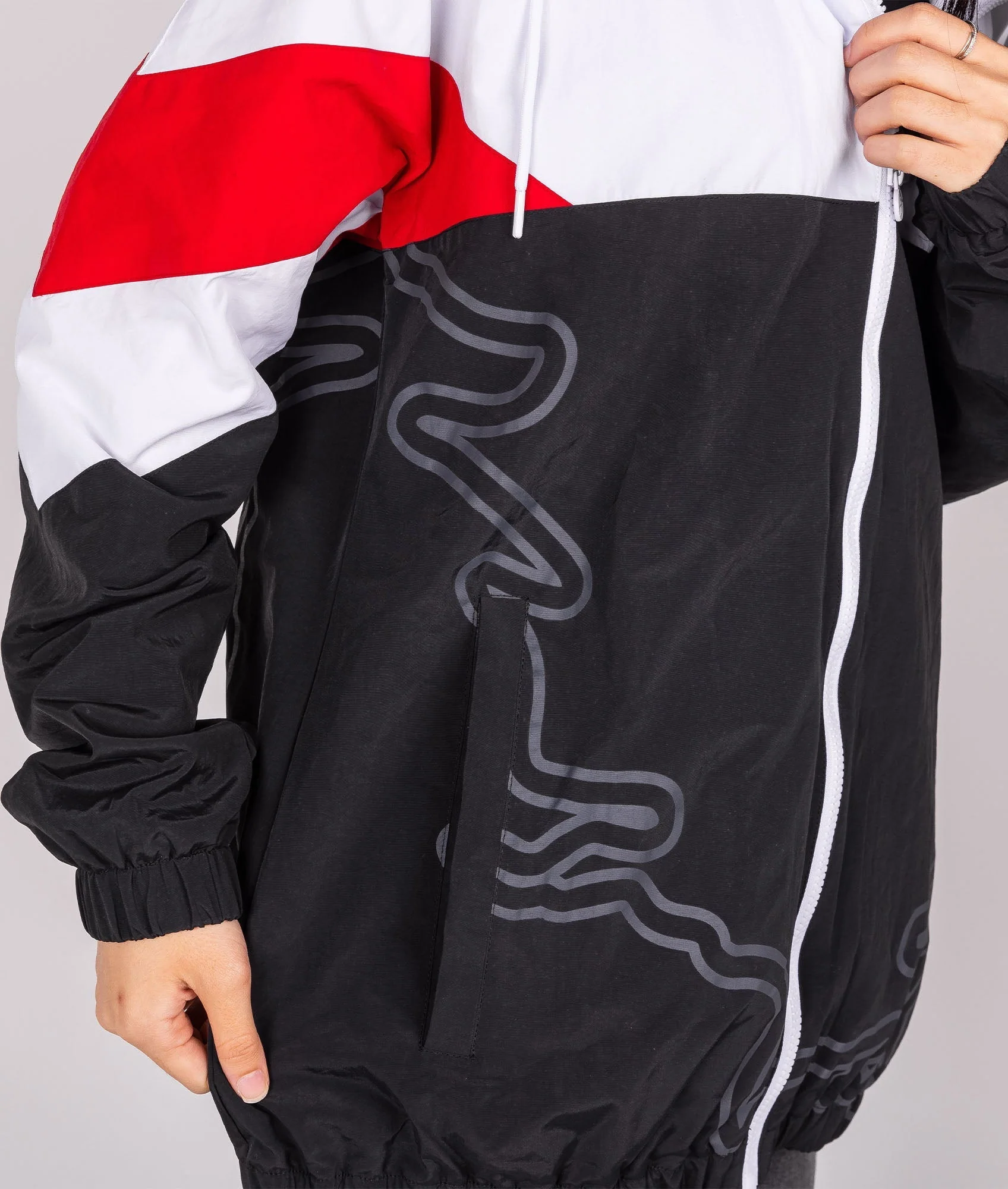 Womens Tokyo Retro Windbreaker - Image 7