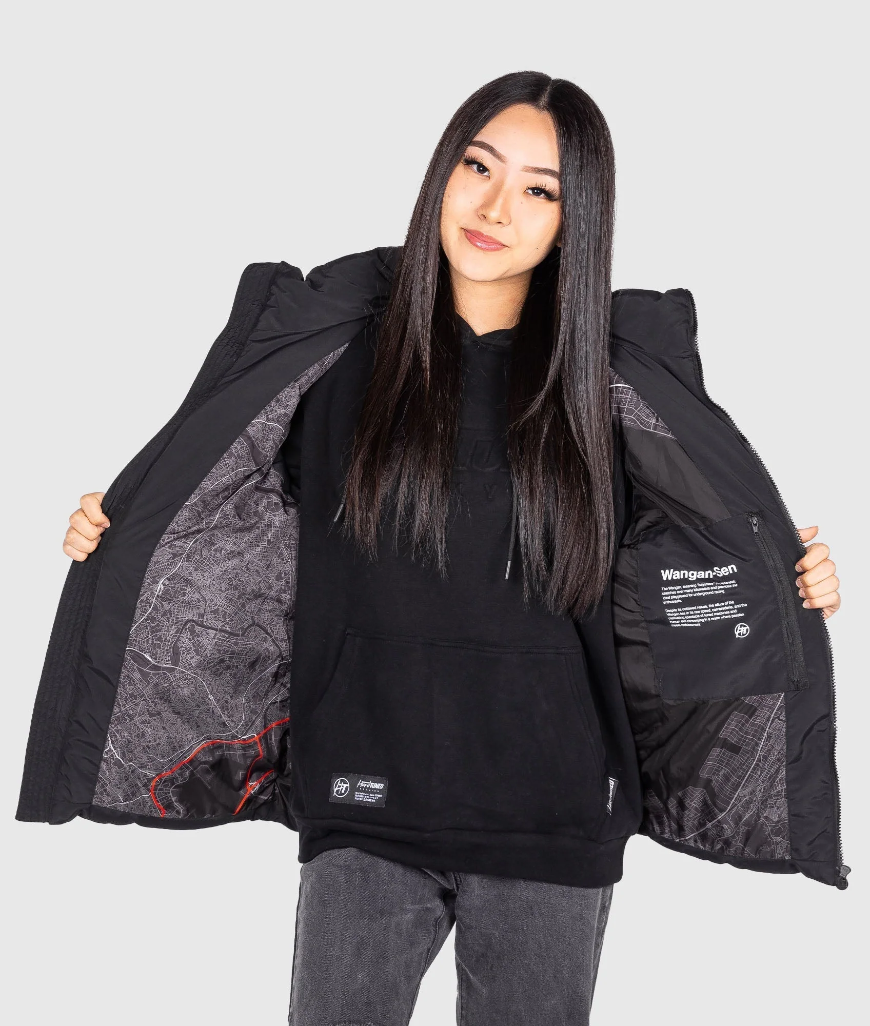 Womens Underground C1 Loop Puffer Vest - Image 2