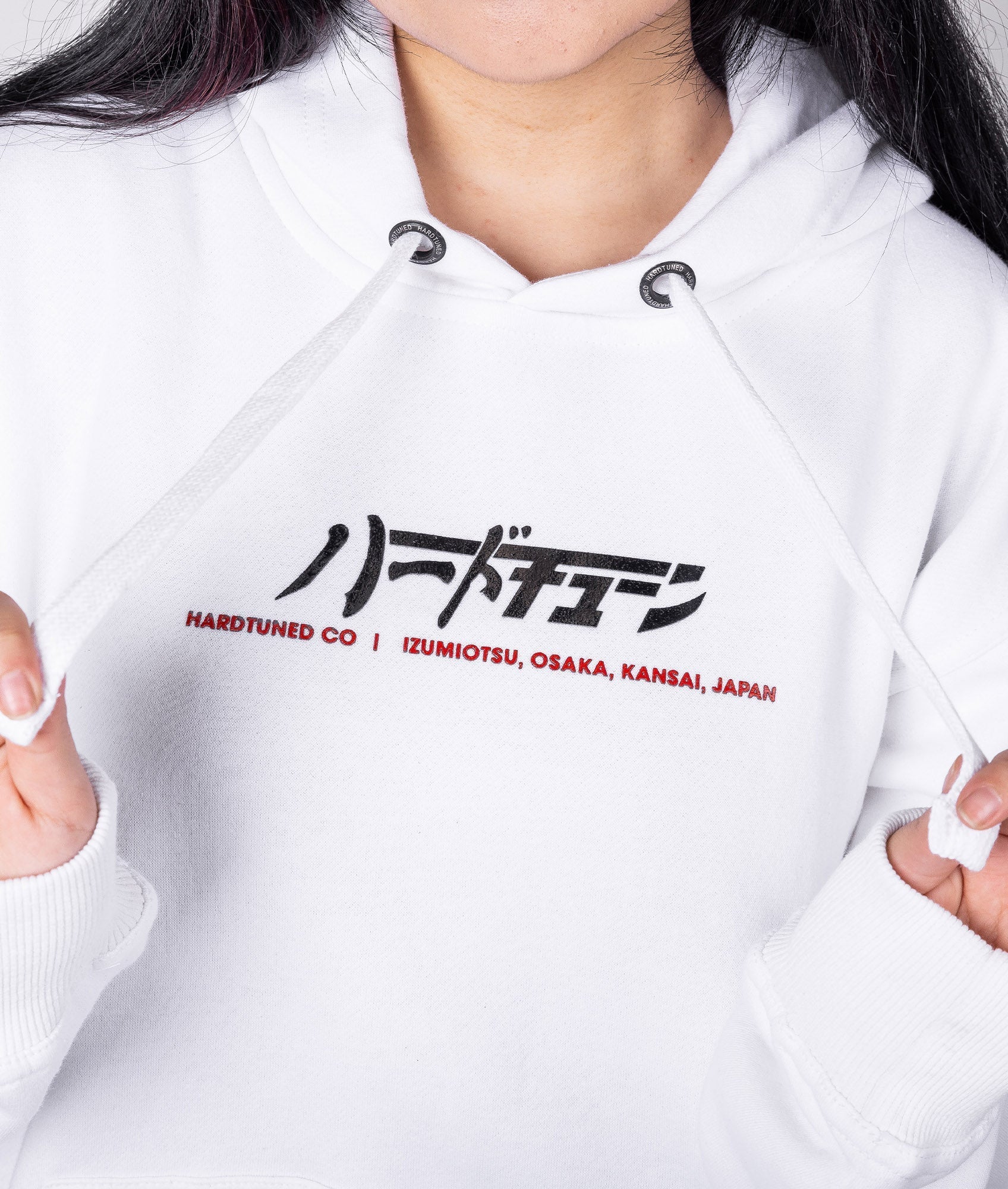 Women's Katakana Hoodie - White - Image 5