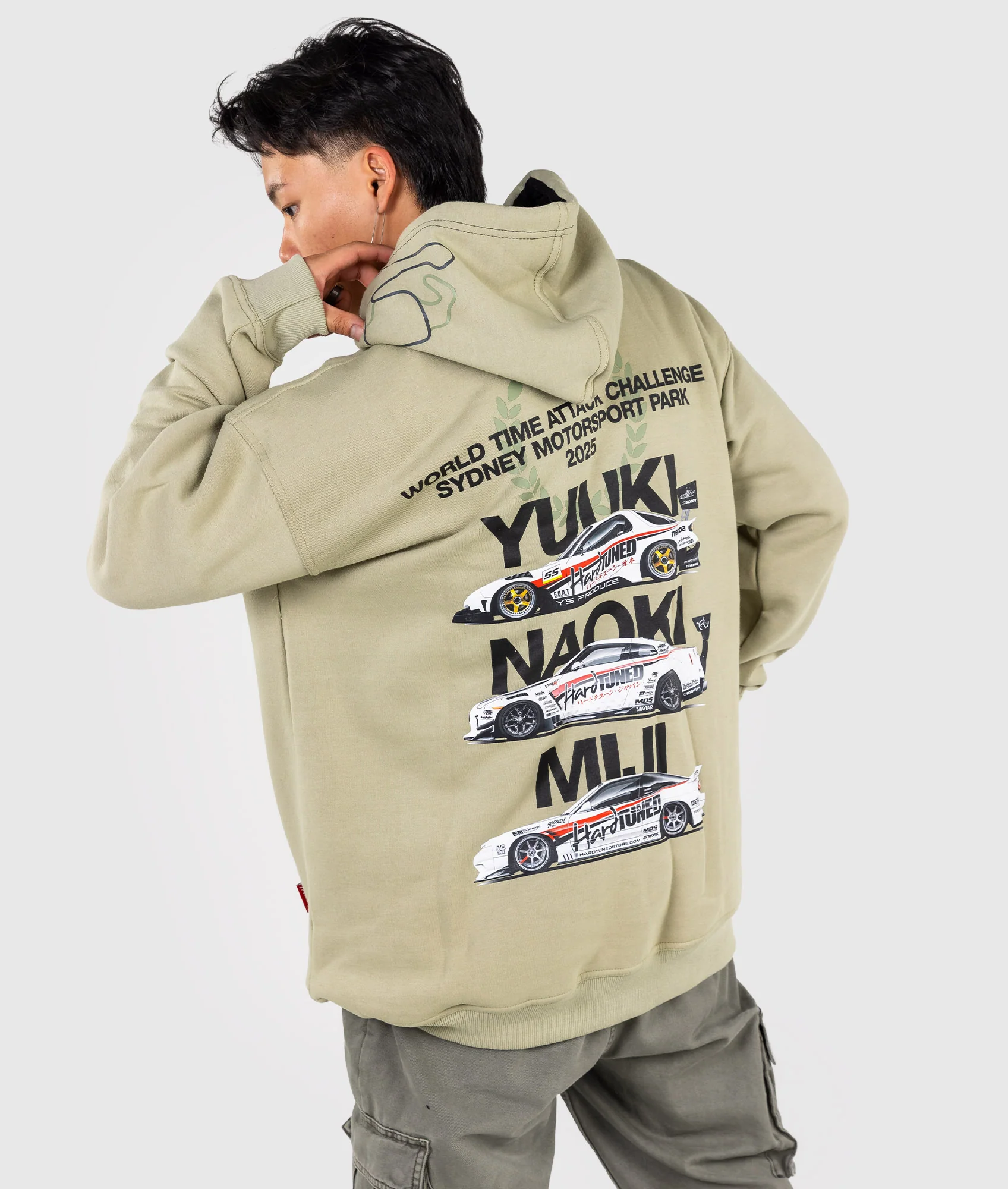 World Time Attack Team Hoodie - Eucalyptus - Image 4