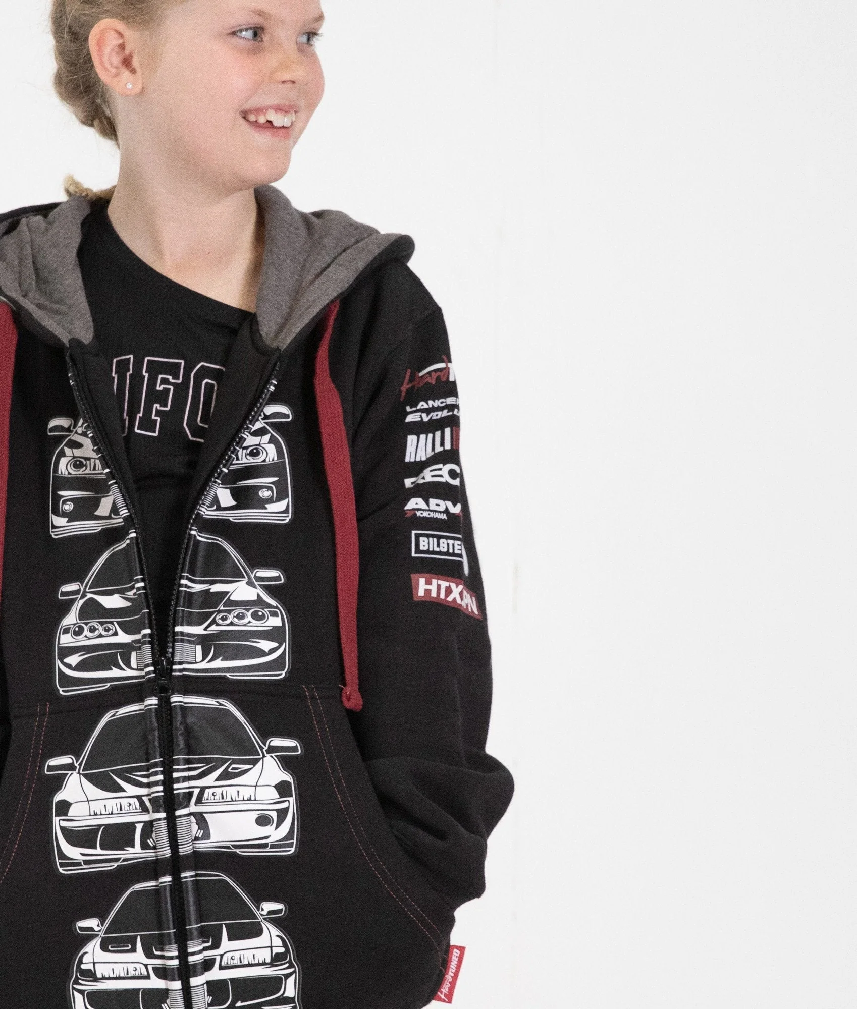 Youth Mitsubishi Evolution Hoodie - Image 3